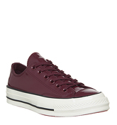 Converse All Star Ox 70 S DARK BURGUNDY BLACK EGRET PATENT