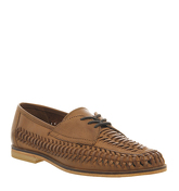 Office Brixton Weave Lace TAN WASHED LEATHER