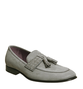 Poste Gabriele Tassel Loafer GREY NUBUCK