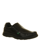 Kickers Reason Slip BLACK LEATHER