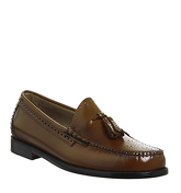 G.H Bass & Co Larkin Brogue Tassel MID BROWN LEATHER