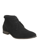 Office Impact Chukka BLACK SUEDE