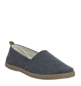 Office Hanoi Espadrille NAVY WASHED CANVAS