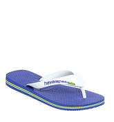 Havaianas Brasil Logo MARINE BLUE RUBBER