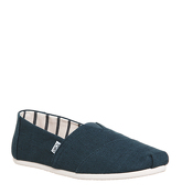 Toms Classic MAJOLICA BLUE HERITAGE CANVAS