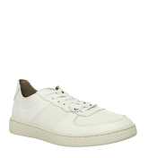 Hudson London Biggar Sneaker WHITE LEATHER