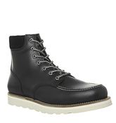 Ask the Missus Immerse Lace Boot BLACK LEATHER