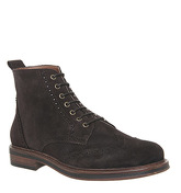 Office Interpreter Brogue Boot CHOCOLATE SUEDE