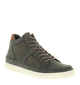 Poste Newton Mid Sneaker CHARCOAL NUBUCK WOOL