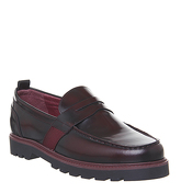 Ask the Missus Inspiration Loafer DARK RED LEATHER
