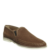 Hudson London Aldeburgh Woven Slip On TAN