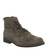 Ask the Missus Indulge Lace Boot MUSHROOM SUEDE