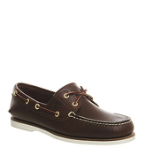 Timberland New Boat Shoe DARK BROWN LEATHER