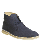 Clarks Originals Clarks Desert Boot NAVY FABRIC