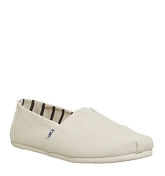 Toms Classic ANTIQUE WHITE HERITAGE CANVAS