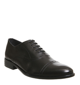 Ask the Missus Invisage Toecap Brogue BLACK LEATHER