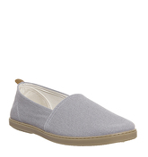 Office Hanoi Espadrille GREY WASHED CANVAS