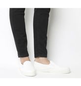 Office Kicker Slip On WHITE WITH BRANDING