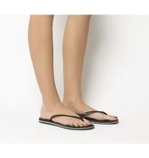 Havaianas Brasil Logo Slim BLACK