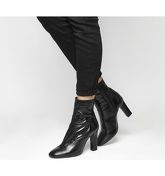 Office Aurora- Smart High Cut Boot BLACK LEATHER