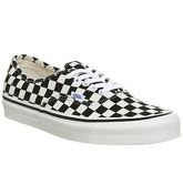 Vans Anaheim Authentic 44 Dx BLACK WHITE CHECK ANAHEIM