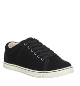 UGG Tomi Lace Up Trainers BLACK SUEDE