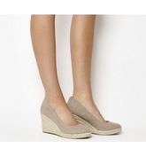 Office Marbella Closed Toe Espadrille TAUPE