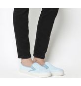 Office Kicker Slip On LIGHT BLUE GLITTER