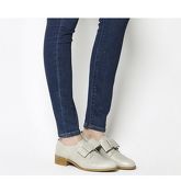 Office Flexa Slip On With Bow GREY GROUCHO LEATHER
