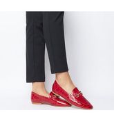 Office Destiny Trim Loafer RED CROC LEATHER