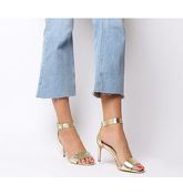 Office Mercy Two Part Sandal GOLD