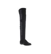 Office Eden Stretch Knee Boots BLACK VELVET