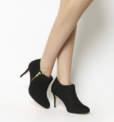 Office Fabulous Side Zip Shoeboot BLACK