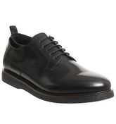 Ask the Missus Icarus Derby Shoe BLACK HI SHINE LEATHER