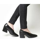 Vagabond Olivia Block Heels BLACK LEATHER