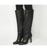 Office Kitsch-smart Knee Boot BLACK LEATHER