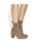 Office Love Heart Cleated High Cut Boots TAUPE