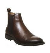 Office Bruno Chelsea Boot BROWN LEATHER