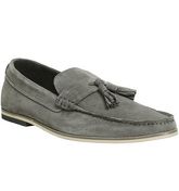 Office Favour Tassel Loafer GREY SUEDE