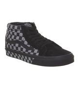 Vans Sk8 Mid Reissue BLACK FROST GREY CHECKER