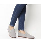 Flossy Elastic Pump LIGHT GREY CANVAS