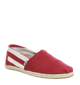 Toms University Espadrill RED