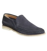 Hudson London Aldeburgh Woven Slip On NAVY