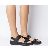 Vagabond Erin Two Strap Sandal BLACK