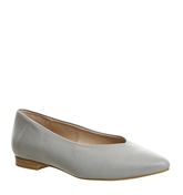 Office Poison Point Ballet GREY LEATHER