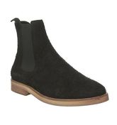 Ask the Missus Impressive Chelsea BLACK HAIRY SUEDE