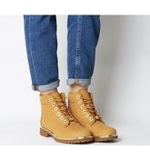 Timberland Slim Premium 6 Inch Boot WHEAT GOLD RAND