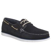 Ask the Missus Harbour Boat Shoe NAVY SUEDE