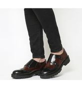 Vagabond Kenvova Double Monk BLACK BURGUNDY LEATHER