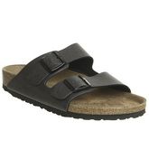 Birkenstock Arizona Two Strap PULL UP ANTHRACITE